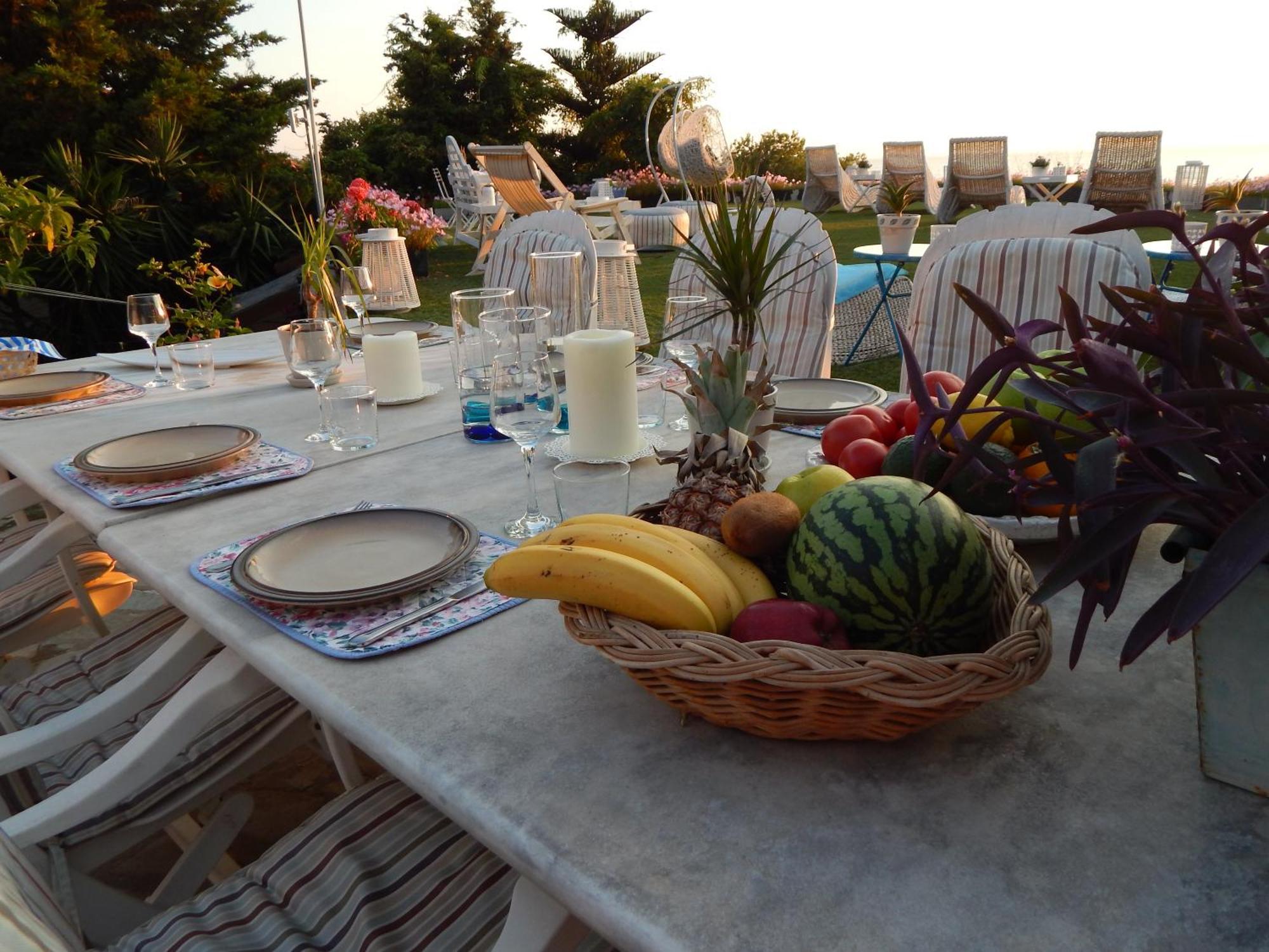 Palmina Mare Villa And Studios Paralia Vrachou Bagian luar foto