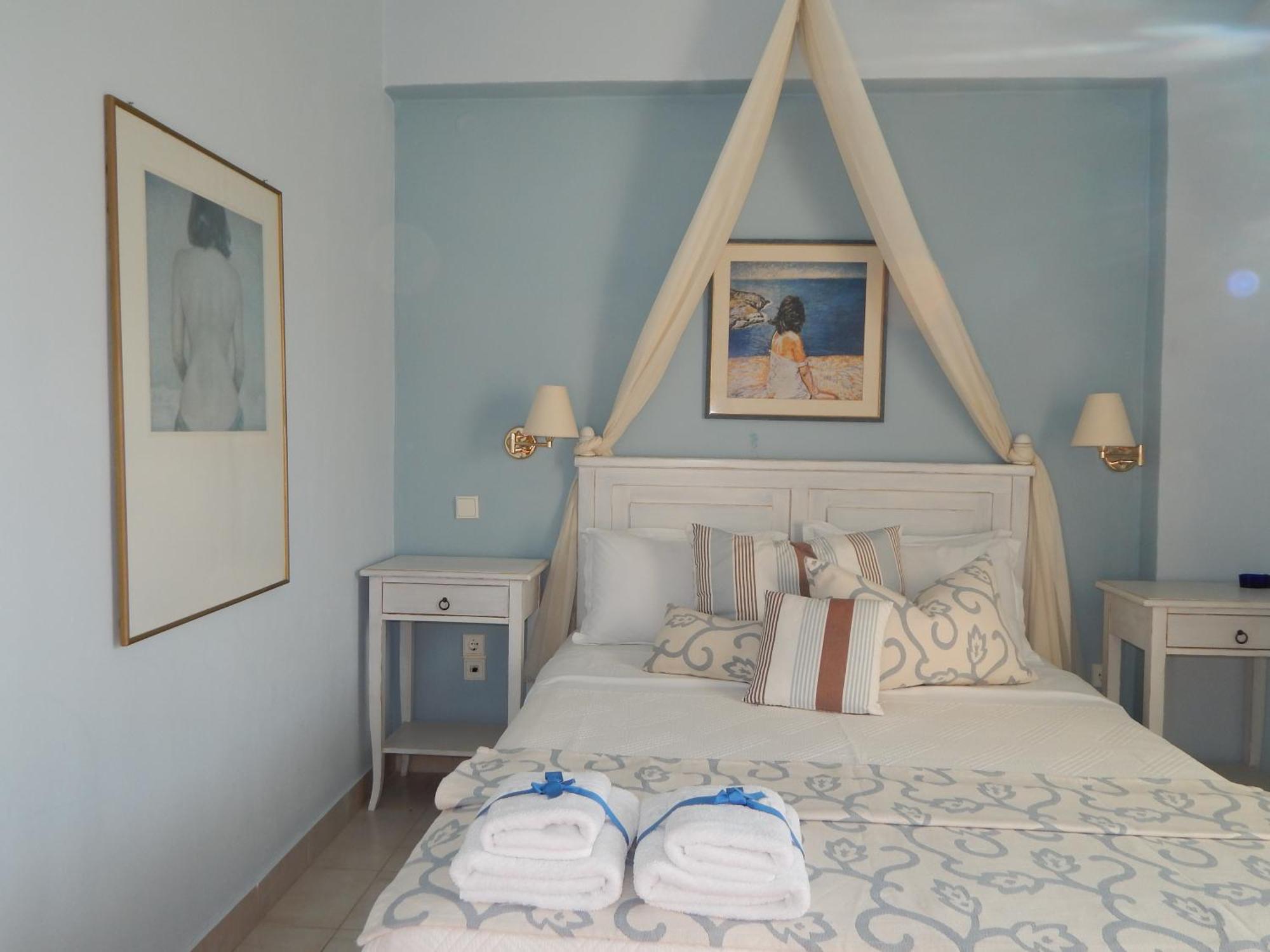 Palmina Mare Villa And Studios Paralia Vrachou Bagian luar foto